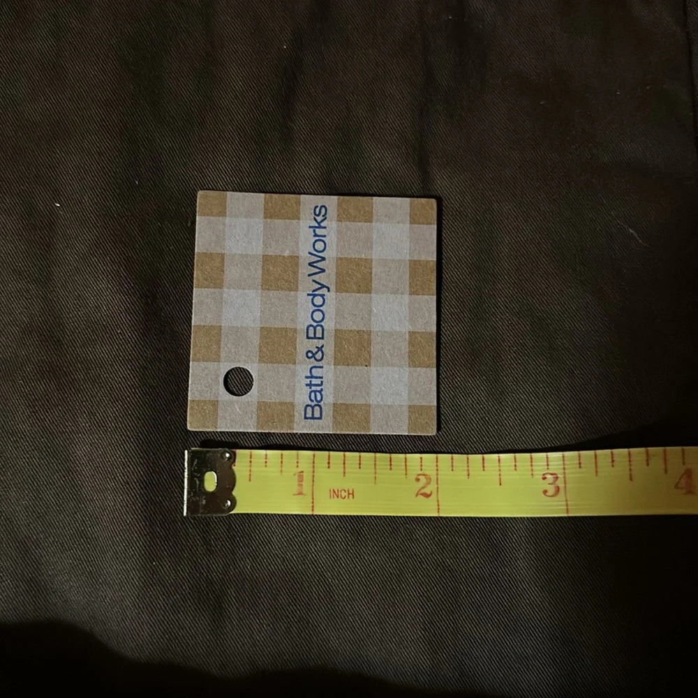 Bath & Body Works Small Cardboard Gingham Gift Tags